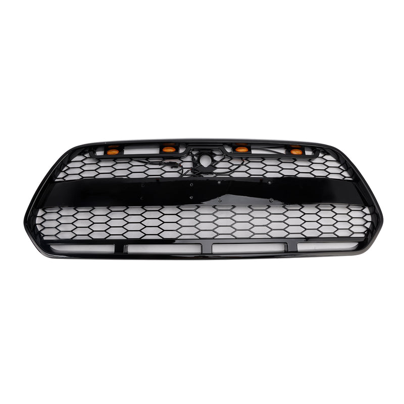 Grille Pare-Chocs Noir LED Ford Transit MK8 Raptor 2015-2018 - installé sur véhicule 2 - Becquet Voiture