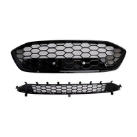 Grille Pare-Chocs Noire Style ST Ford Focus MK4 2018-2021 - vue de face 2 - Becquet Voiture