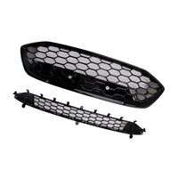 Grille Pare-Chocs Noire Style ST Ford Focus MK4 2018-2021 - vue de profil - Becquet Voiture
