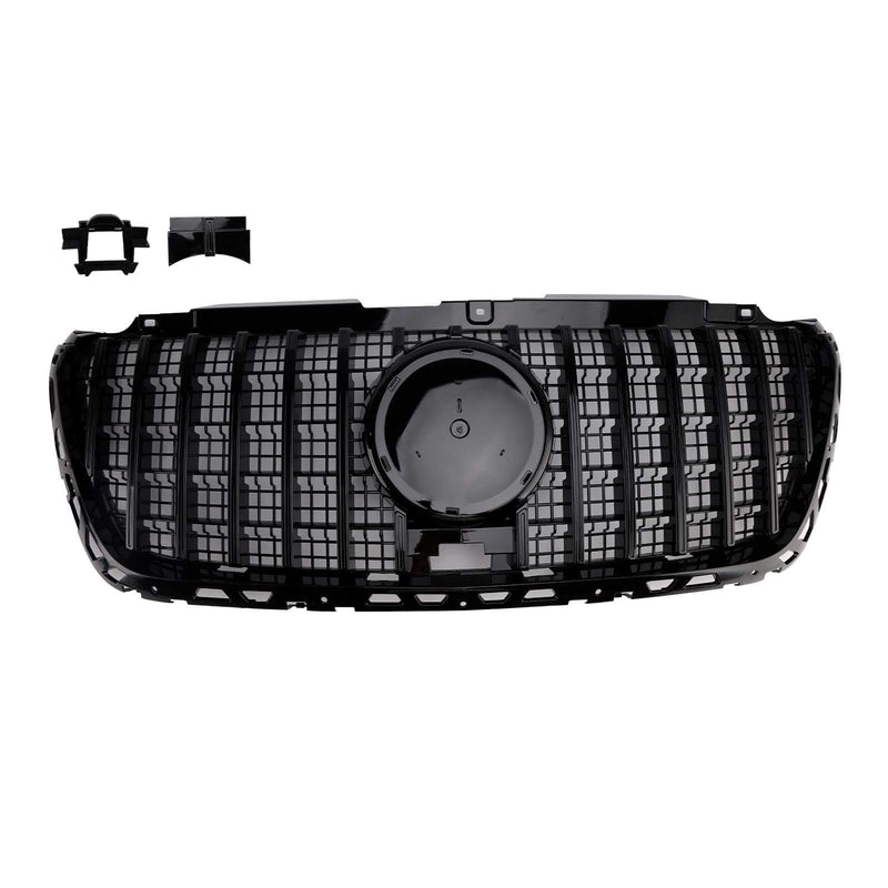 Grille Pare-Chocs Style GTR Mercedes Sprinter W907 W910 2018-2023 - vue de face 2 - Becquet Voiture
