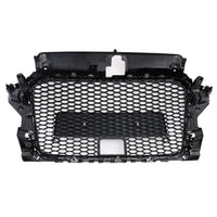 Grille Pare-Chocs Style RS3 Audi A3 S3 S-Line ACC Noir 2013-2016 - vue de face - Becquet Voiture