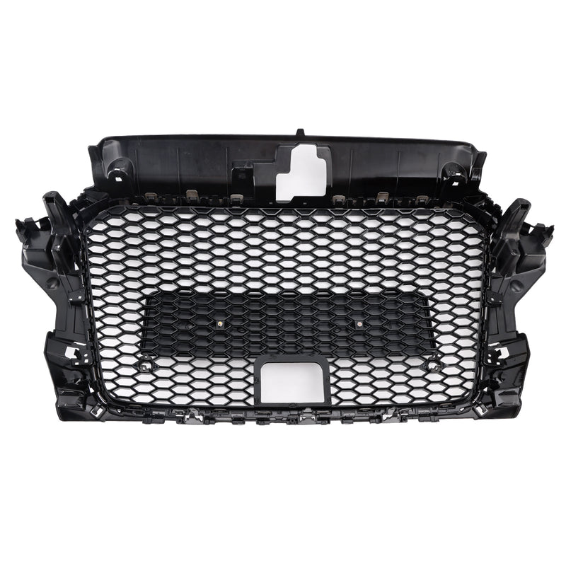 Grille Pare-Chocs Style RS3 Audi A3 S3 S-Line ACC Noir 2013-2016 - vue de face - Becquet Voiture