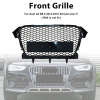 Grille Pare-Chocs Style RS4 Audi A4 B8.5 Allroad Noir - packshot studio - Becquet Voiture