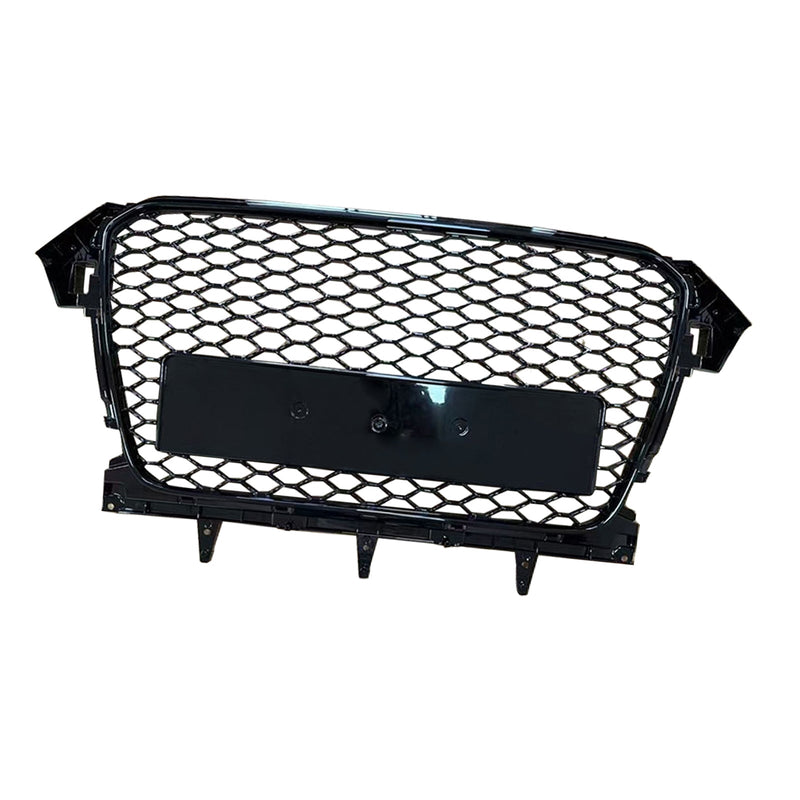 Grille Pare-Chocs Style RS4 Audi A4 B8.5 Allroad Noir - vue de face 2 - Becquet Voiture
