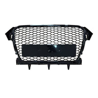 Grille Pare-Chocs Style RS4 Audi A4 B8.5 Allroad Noir - vue de face - Becquet Voiture