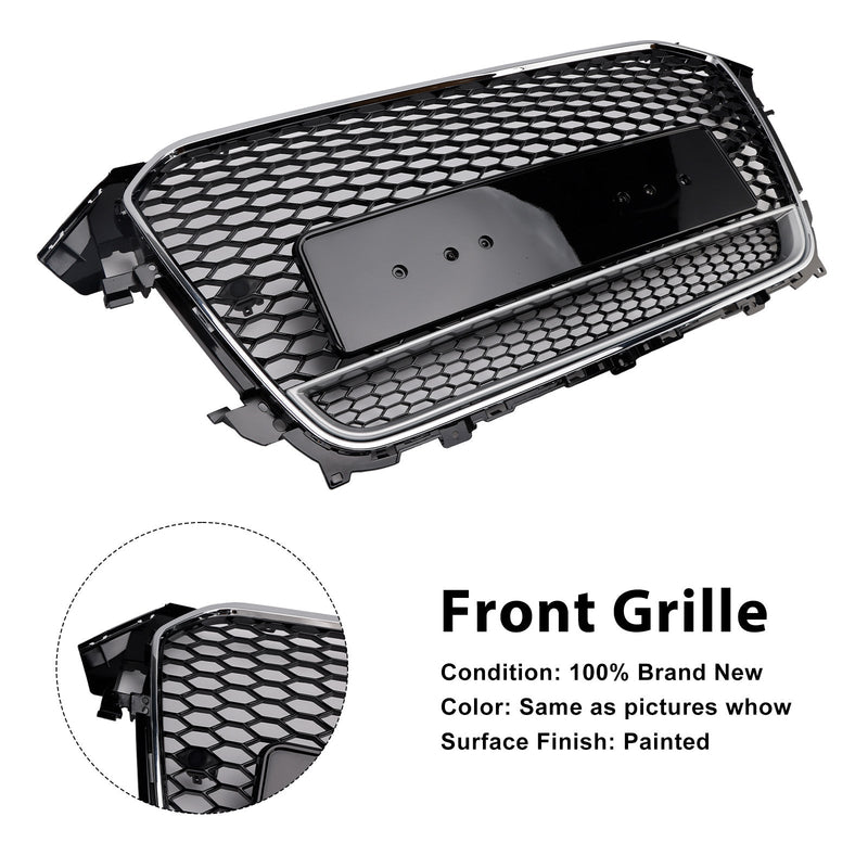 Grille Pare-Chocs Style RS4 Audi A4 S4 B8.5 2013-2016 - détail du montage - Becquet Voiture