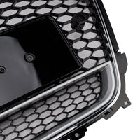 Grille Pare-Chocs Style RS4 Audi A4 S4 B8.5 2013-2016 - vue arrière 2 - Becquet Voiture