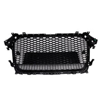 Grille Pare-Chocs Style RS4 Audi A4 S4 B8.5 2013-2016 - vue de dessus - Becquet Voiture