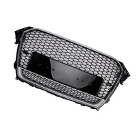 Grille Pare-Chocs Style RS4 Audi A4 S4 B8.5 2013-2016 - vue de trois-quarts 2 - Becquet Voiture