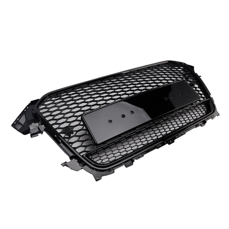 Grille Pare-Chocs Style RS4 Audi A4 S4 B8.5 Quattro Noir 2013-2016 - installé sur véhicule 2 - Becquet Voiture