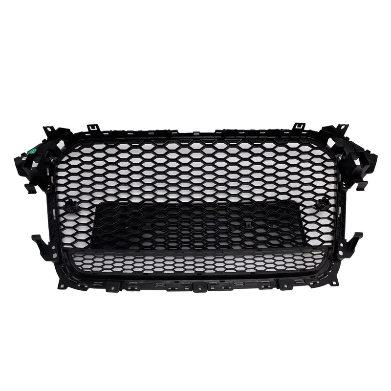 Grille Pare-Chocs Style RS4 Audi A4 S4 B8.5 Quattro Noir 2013-2016 - vue de dessus - Becquet Voiture