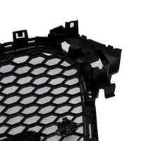 Grille Pare-Chocs Style RS4 Audi A4 S4 B8.5 Quattro Noir 2013-2016 - vue de face 2 - Becquet Voiture