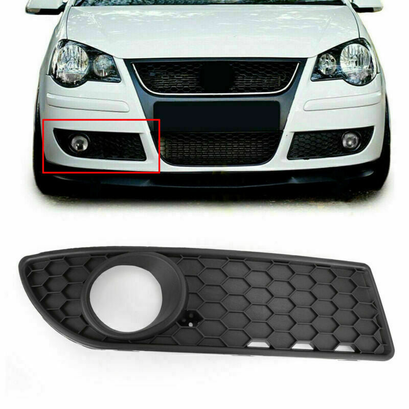 Grille Pare-Chocs VW Polo 9N3 GTI Noir Racing 2005-2009 - vue arrière - Becquet Voiture