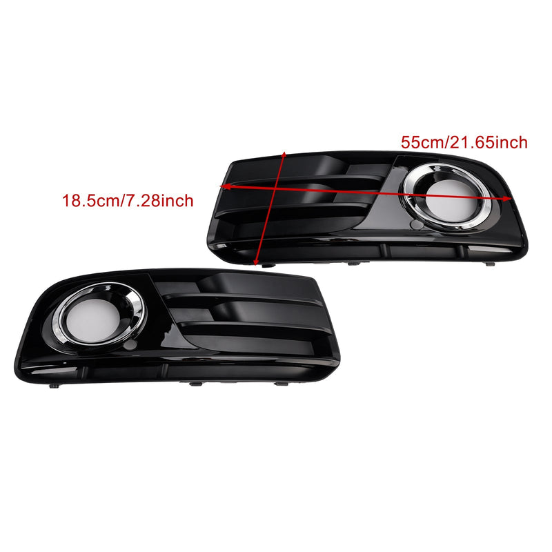 Grille Phare Antibrouillard Avant Noir Chrome Audi Q5 2013-2017 - vue arrière - Becquet Voiture