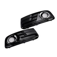 Grille Phare Antibrouillard Avant Noir Chrome Audi Q5 2013-2017 - vue de dessus - Becquet Voiture