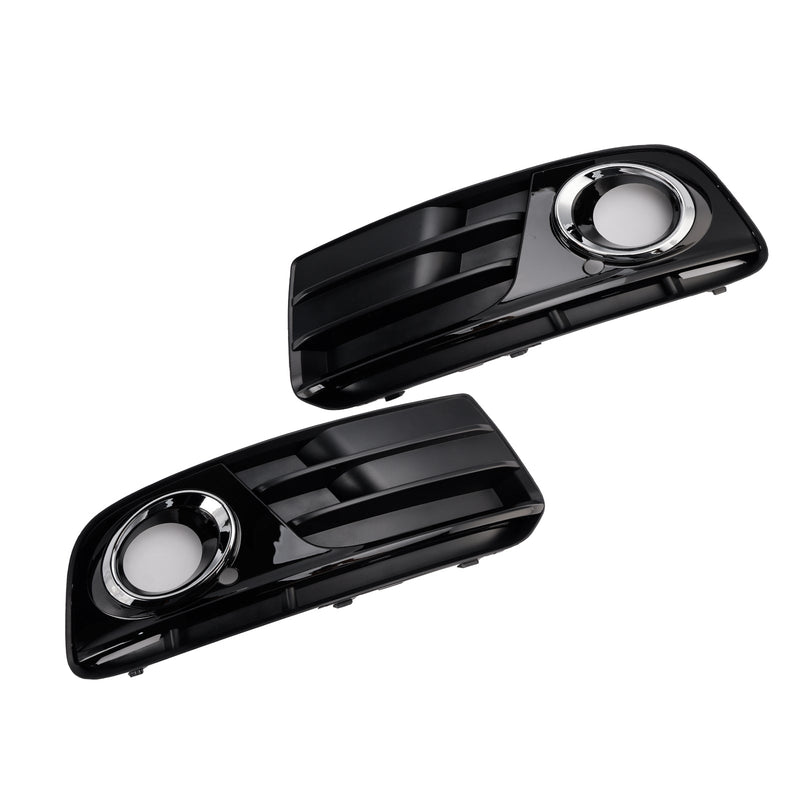 Grille Phare Antibrouillard Avant Noir Chrome Audi Q5 2013-2017 - vue de dessus - Becquet Voiture