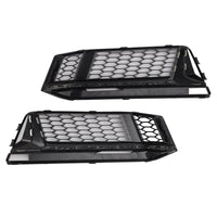 Grille Protection Antibrouillard Audi A4 B9 S-Line S4 2016-2018 - vue de trois-quarts - Becquet Voiture