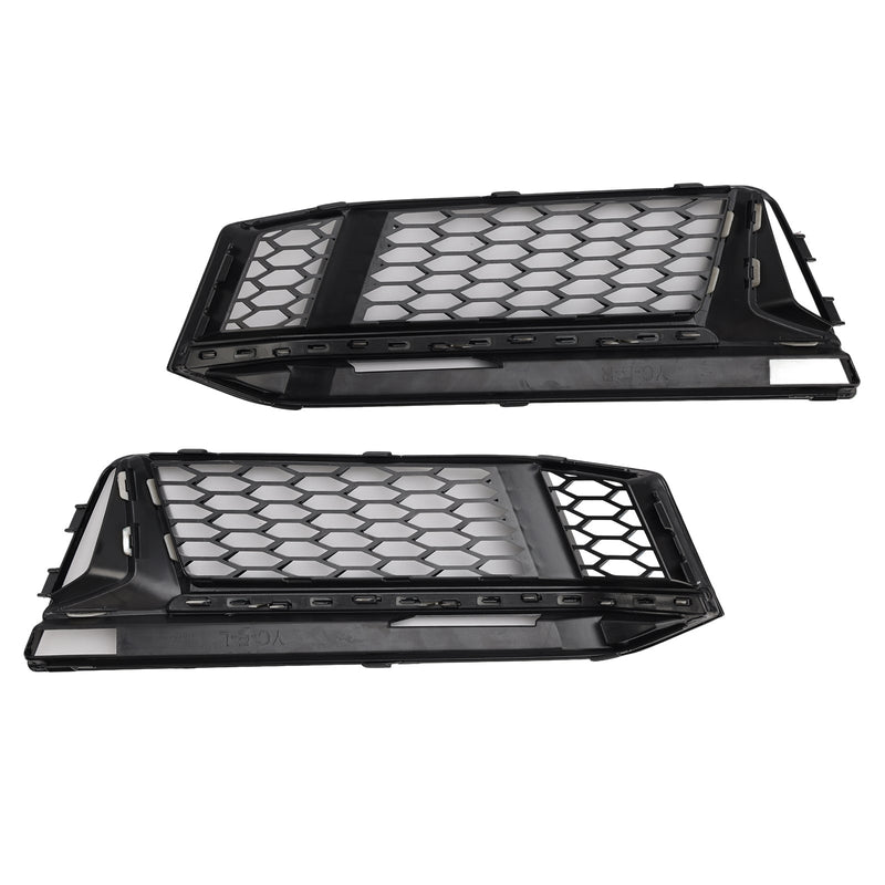 Grille Protection Antibrouillard Audi A4 B9 S-Line S4 2016-2018 - vue de trois-quarts - Becquet Voiture