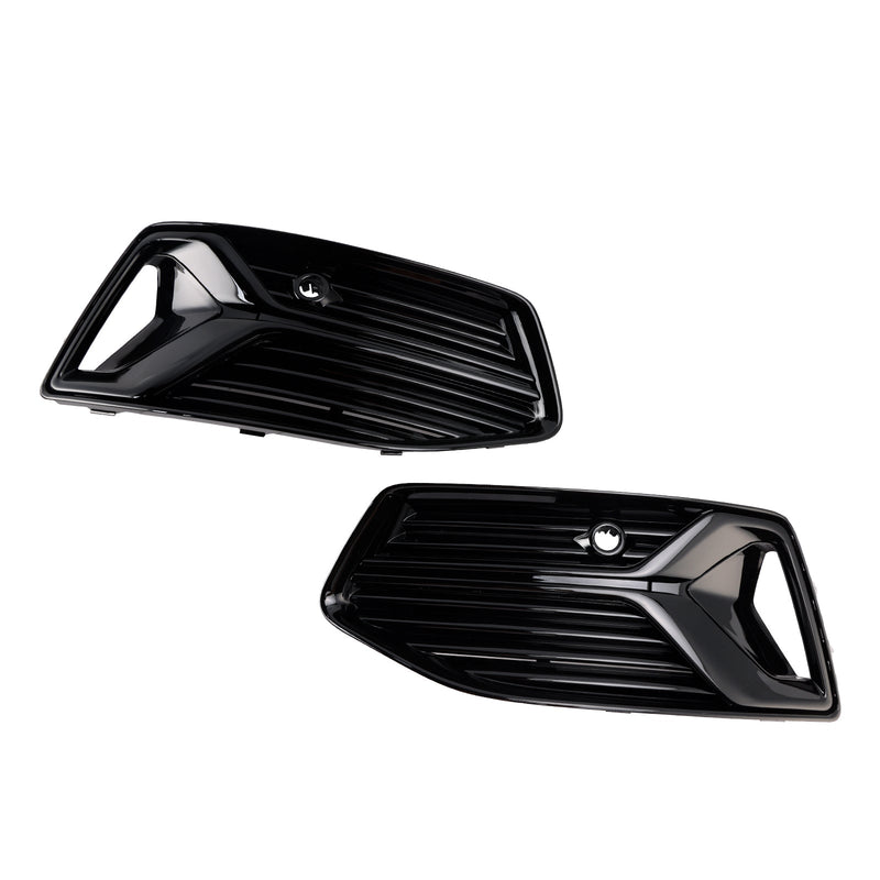 Front fog light grille Audi A6 C8 2019-2023 2 pieces - in use - Becquet Voiture