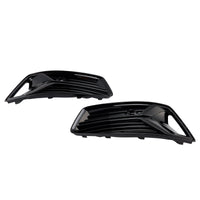 Front fog light grille Audi A6 C8 2019-2023 2 pieces - front view 2 - Becquet Voiture
