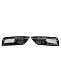 Verchromter Kühlergrill mit Nebelschutz Audi A4 B8.5 2013-2015 - Draufsicht - Becquet Voiture