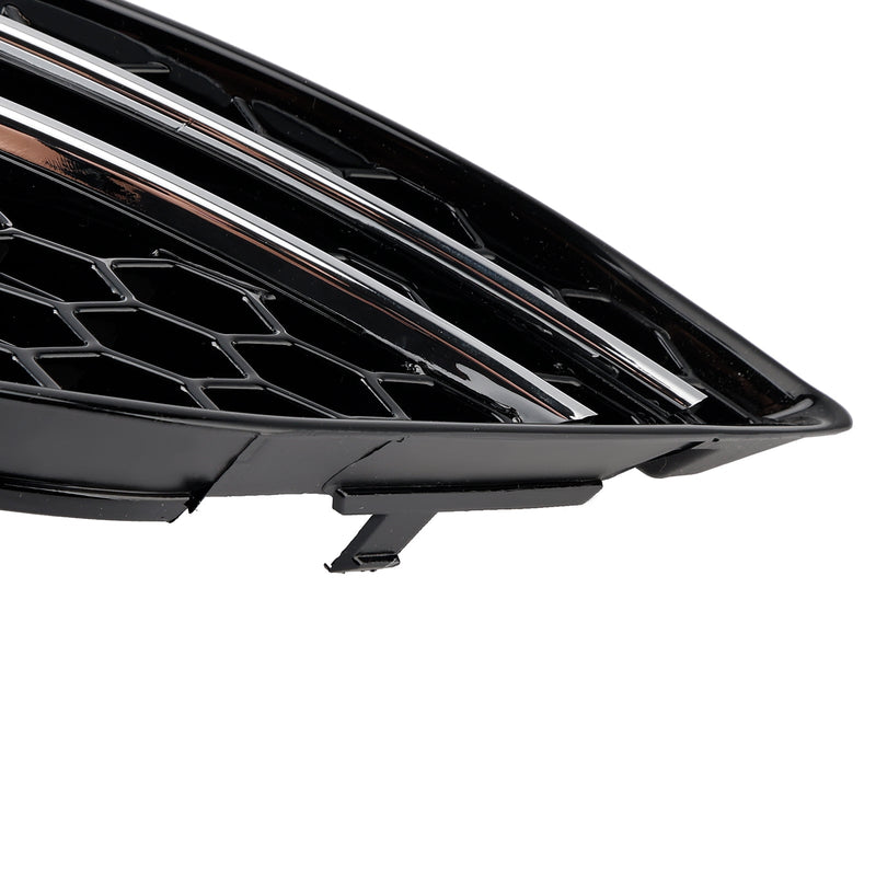 Verchromter Kühlergrill mit Nebelschutz Audi A4 B8.5 2013-2015 - Nahansicht - Becquet Voiture