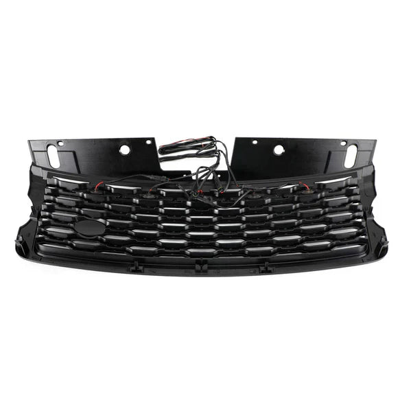 Grille Range Rover Vogue L405 Noir Brillant - en situation - Becquet Voiture