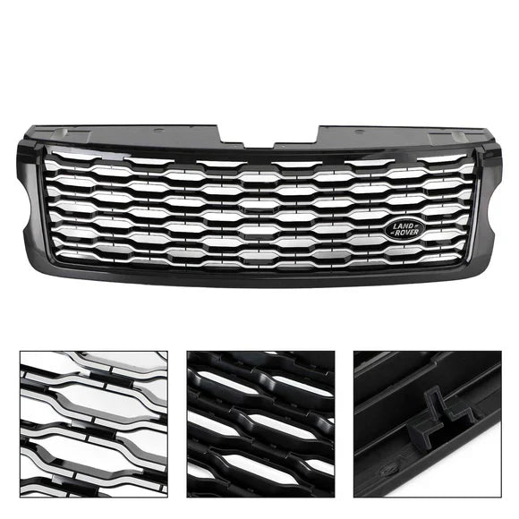 Grille Range Rover Vogue L405 Noir Brillant - vue de dessus 2 - Becquet Voiture