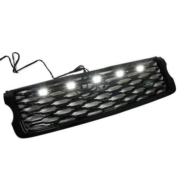 Grille Range Rover Vogue L405 Noir Brillant - vue de dessus - Becquet Voiture
