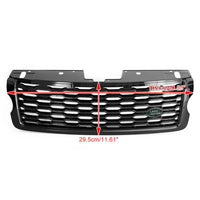 Grille Range Rover Vogue L405 Noir Brillant - vue de trois-quarts - Becquet Voiture