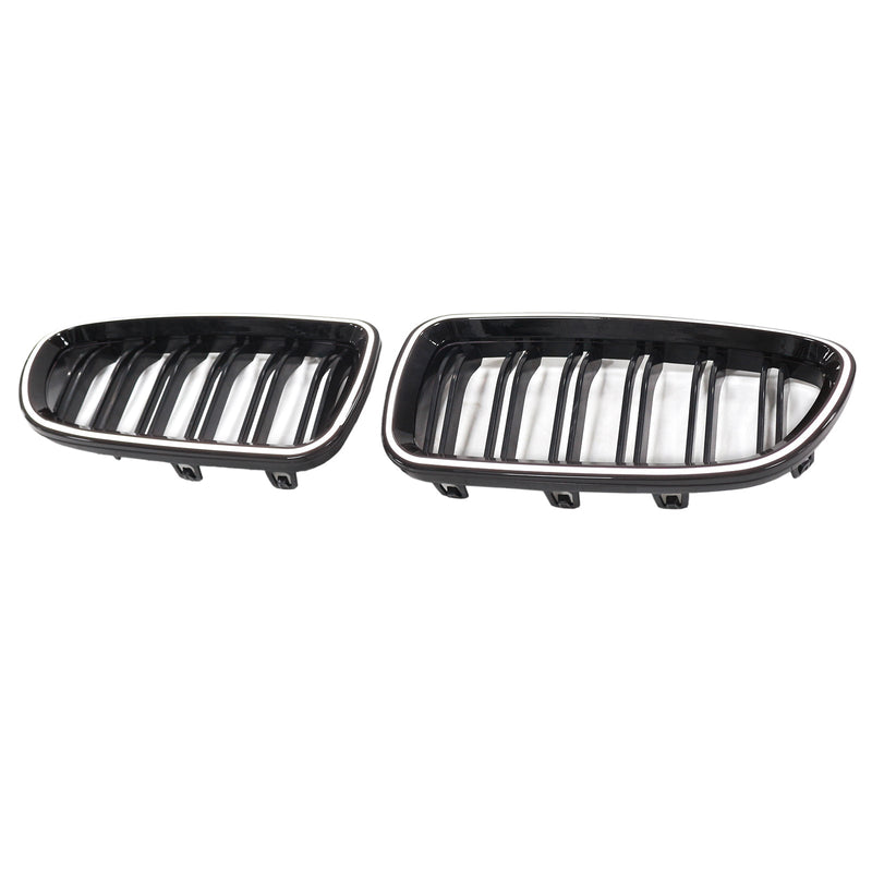 Grille Rein BMW Série 5 F10 F11 Noir Brillant 2010-2016 - installé sur véhicule 2 - Becquet Voiture