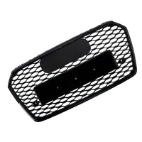 Grille RS7 Audi A7 S7 C7 Nid d'Abeille Noir - détail du montage 2 - Becquet Voiture