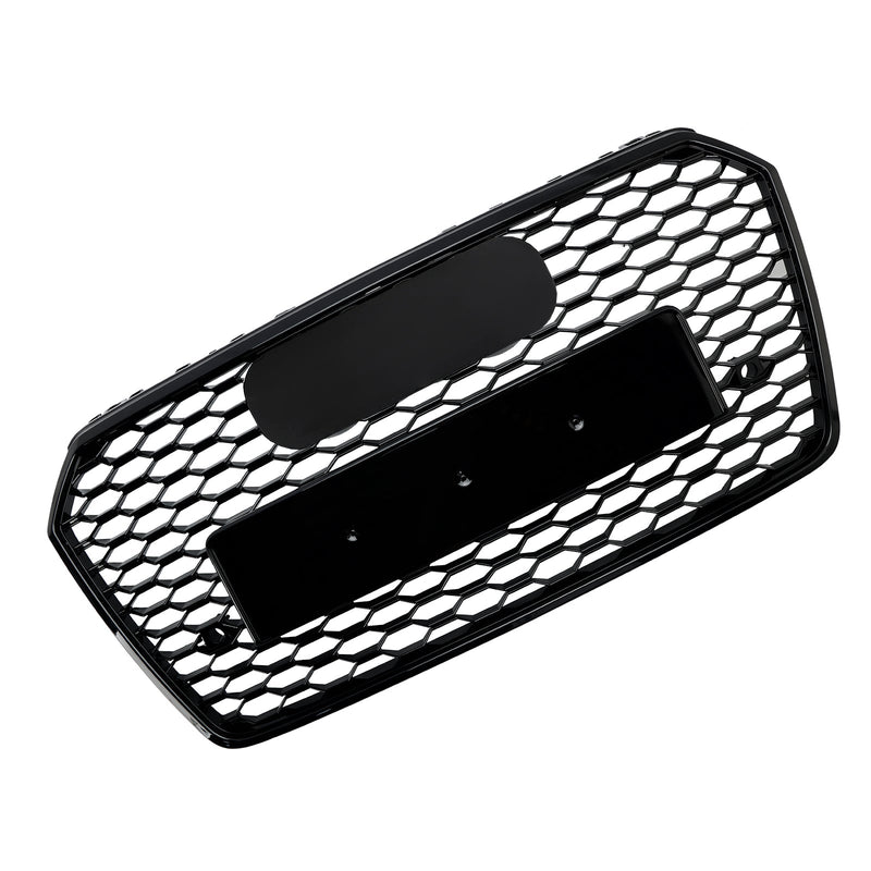 Grille RS7 Audi A7 S7 C7 Nid d'Abeille Noir - détail du montage 2 - Becquet Voiture