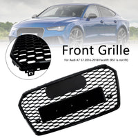 Grille RS7 Audi A7 S7 C7 Nid d'Abeille Noir - packshot studio - Becquet Voiture