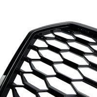 Grille RS7 Audi A7 S7 C7 Nid d'Abeille Noir - vue de face 2 - Becquet Voiture