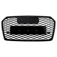 Grille RS7 Audi A7 S7 C7 Nid d'Abeille Noir - vue de face - Becquet Voiture