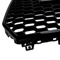 Grille RS7 Audi A7 S7 C7 Nid d'Abeille Noir - vue de profil 2 - Becquet Voiture