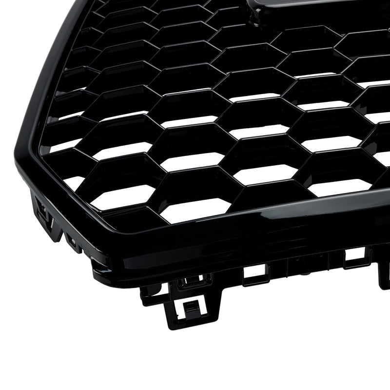 Grille RS7 Audi A7 S7 C7 Nid d'Abeille Noir - vue de profil 2 - Becquet Voiture