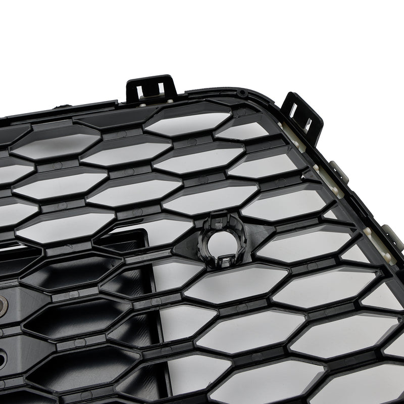Grille RS7 Audi A7 S7 C7 Nid d'Abeille Noir - vue de trois-quarts 2 - Becquet Voiture