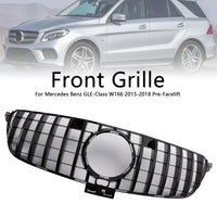 Grille Style GT Mercedes Benz GLE W166 2015-2018 - installé sur véhicule - Becquet Voiture