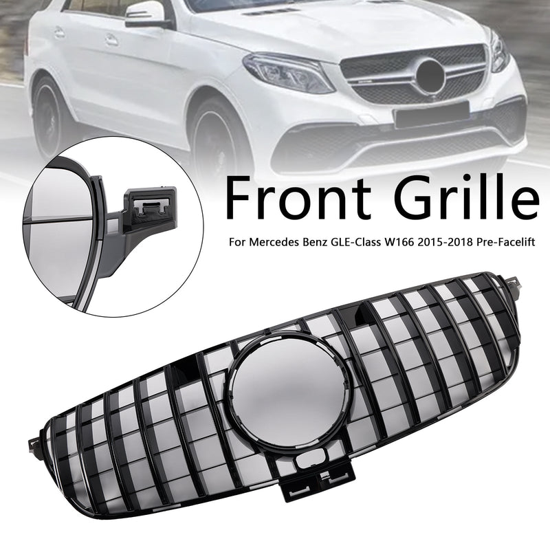 Grille Style GT Mercedes Benz GLE W166 2015-2018 - packshot studio - Becquet Voiture