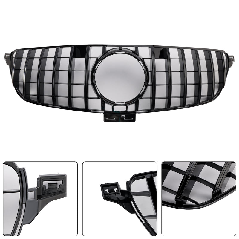 Grille Style GT Mercedes Benz GLE W166 2015-2018 - vue de dessus - Becquet Voiture