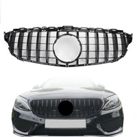 Grille Style GTR Mercedes Classe C W205 C250 C300 2015-2018 - vue de face - Becquet Voiture