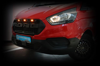 Grille Style Raptor 3 LED Ford Transit Custom 2018-2023 - vue de face - Becquet Voiture