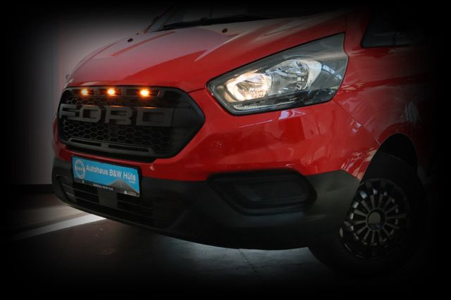 Grille Style Raptor 3 LED Ford Transit Custom 2018-2023 - vue de face - Becquet Voiture