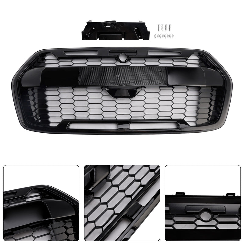 Grille Style Raptor Ford F-150 2004-2008 Maille LED - vue de trois-quarts 3 - Becquet Voiture