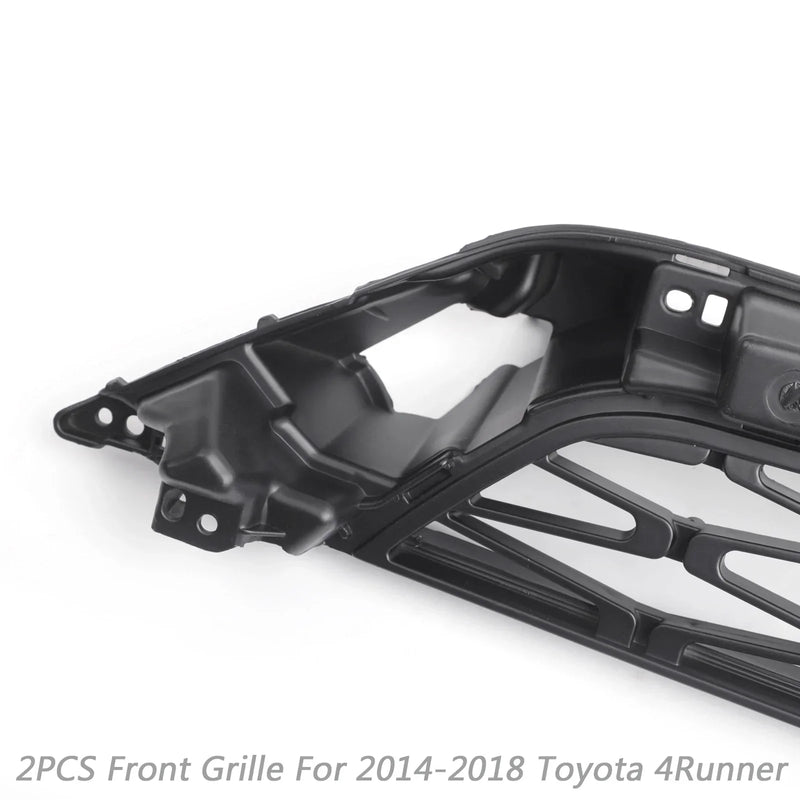 Grille TRD PRO Toyota 4Runner 2014-2019 Noir Mat 2P - installé sur véhicule - Becquet Voiture