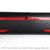 Grille TRD PRO Toyota 4Runner 2014-2019 Noir Mat 2P - vue de profil 2 - Becquet Voiture
