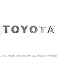 Grille TRD PRO Toyota 4Runner 2014-2019 Noir Mat 2P - vue de profil - Becquet Voiture