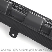 Grille TRD PRO Toyota 4Runner 2014-2019 Noir Mat 2P - vue rapprochée - Becquet Voiture